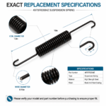 4970FR2084Z Washer Suspension Springs for LG & Kenmore replacement part
