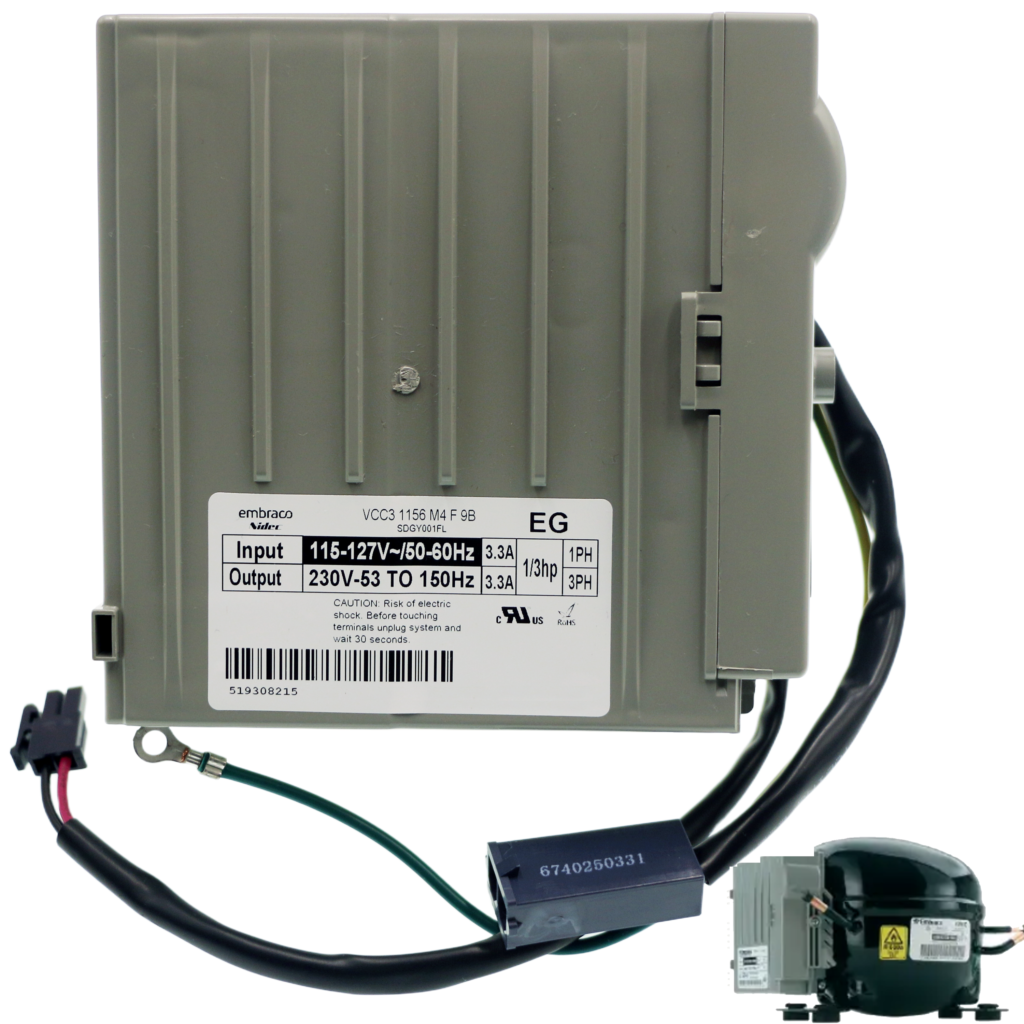VCC3 Refrigerator Inverter Control Board, 3.3A Output replacement part
