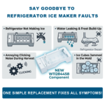 W11284458 Refrigerator Ice Maker Assembly for Whirlpool replacement part