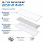 W11048980 Refrigerator LED Light Assembly for Whirlpool replacement part