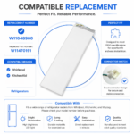 W11048980 Refrigerator LED Light Assembly for Whirlpool replacement part